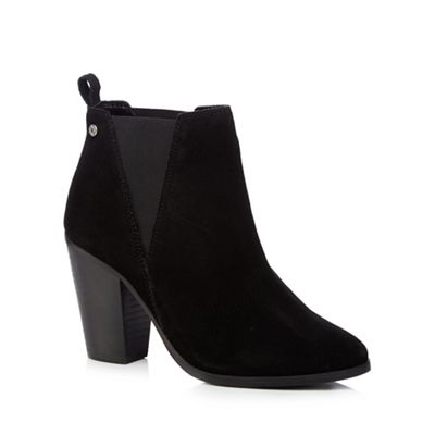 Black 'Benny' high ankle boots